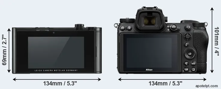 Comparison TL2 or Z7 II rear