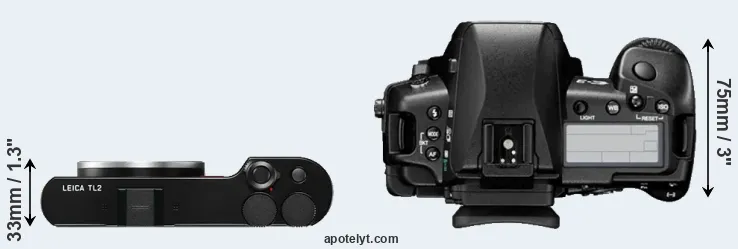 Compare TL2 versus E-3 top