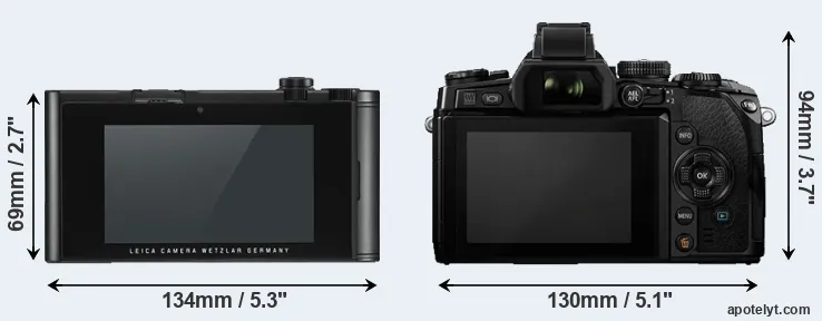 Comparison TL2 or E-M1 rear