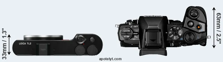 Compare TL2 versus E-M1 top