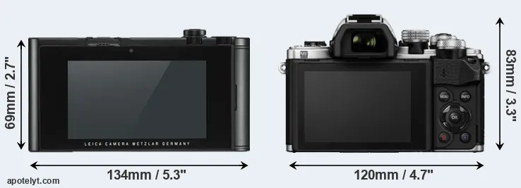 Comparison TL2 or E-M10 II rear