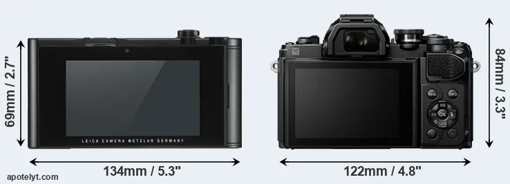 Comparison TL2 or E-M10 III rear