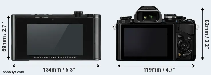 Comparison TL2 or E-M10 rear