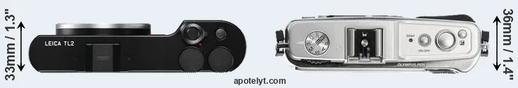 Compare TL2 versus E-P1 top