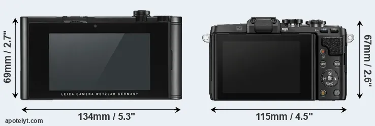 Comparison TL2 or E-PL7 rear