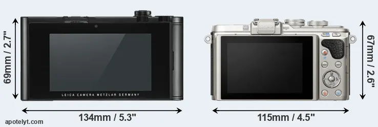 Comparison TL2 or E-PL8 rear