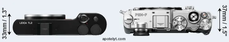 Compare TL2 versus PEN-F top