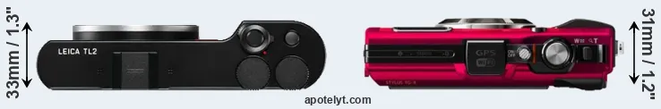 Compare TL2 versus TG-4 top