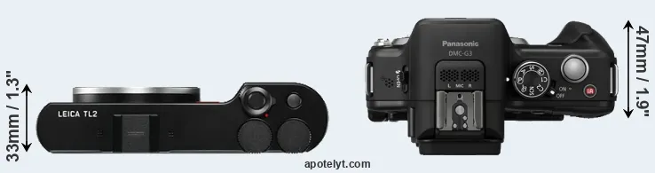 Compare TL2 versus G3 top
