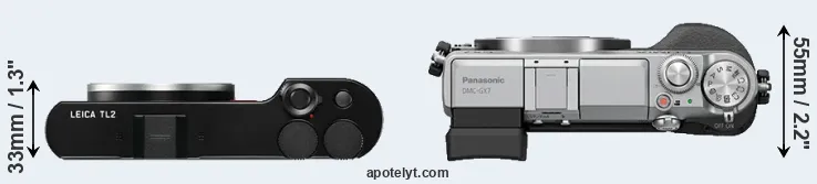 Compare TL2 versus GX7 top