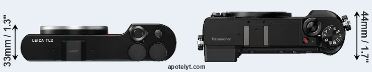 Compare TL2 versus GX85 top