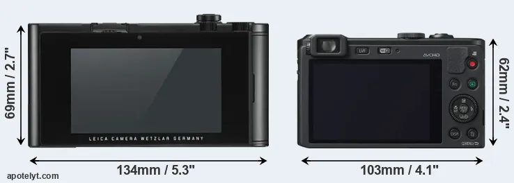 Comparison TL2 or LF1 rear