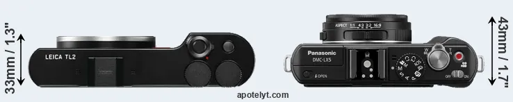 Compare TL2 versus LX5 top