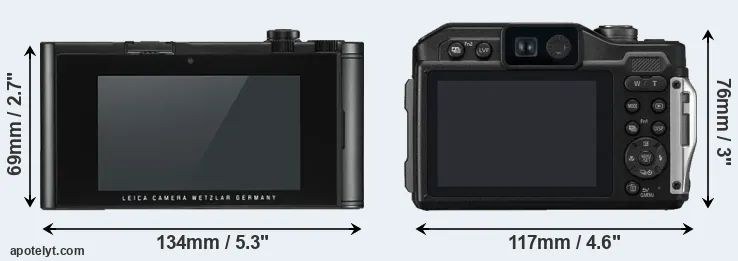 Comparison TL2 or TS7 rear