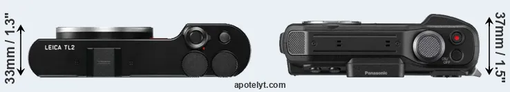 Compare TL2 versus TS7 top