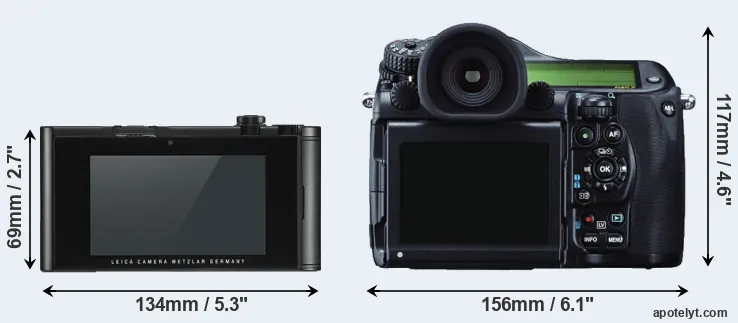 Comparison TL2 or 645Z rear