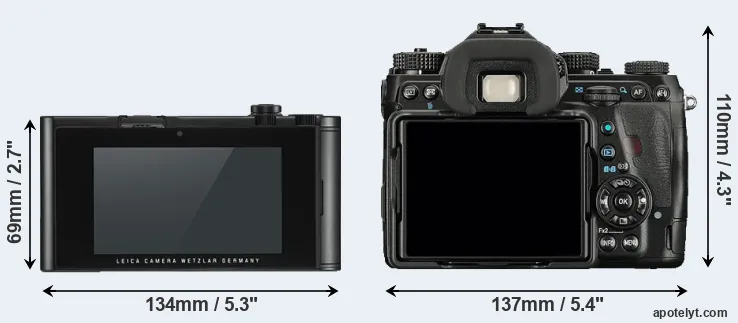 Comparison TL2 or K-1 rear
