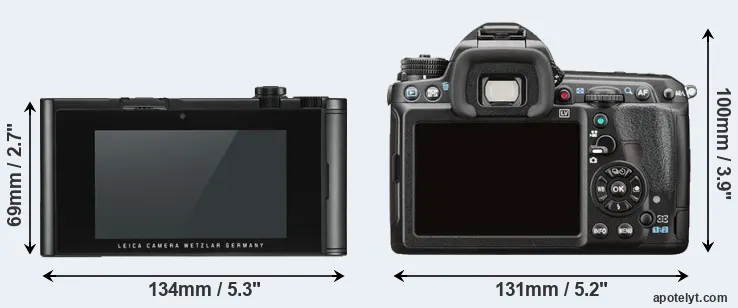 Comparison TL2 or K-3 II rear