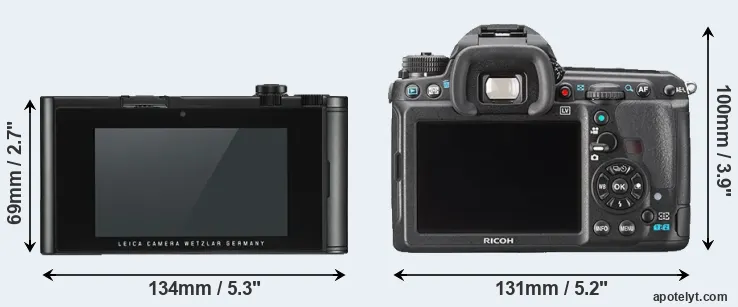 Comparison TL2 or K-3 rear