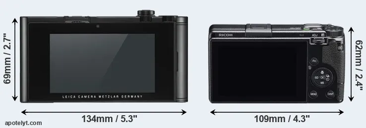 Comparison TL2 or GR IIIx rear