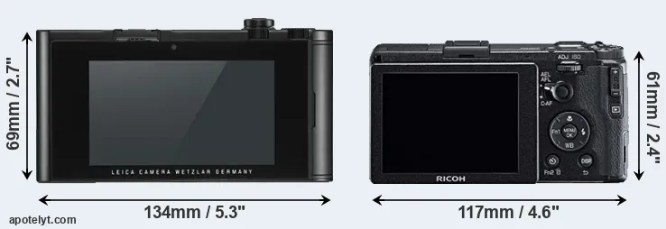 Comparison TL2 or GR rear