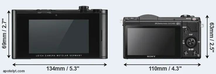 Comparison TL2 or A5100 rear