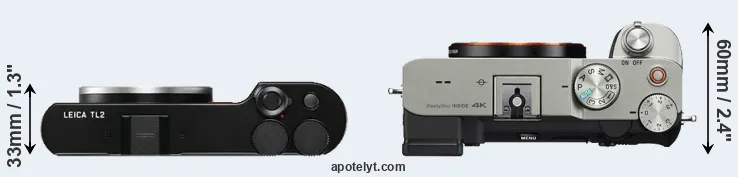 Compare TL2 versus A7C top