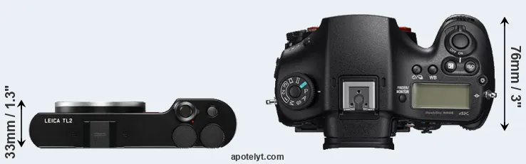 Compare TL2 versus A99 II top