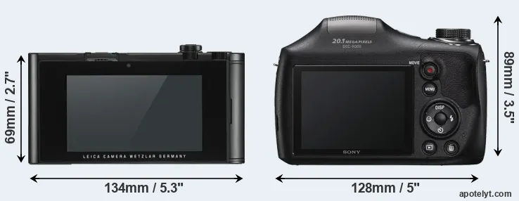 Comparison TL2 or H300 rear