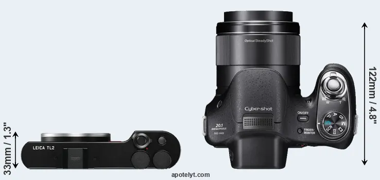 Compare TL2 versus H400 top