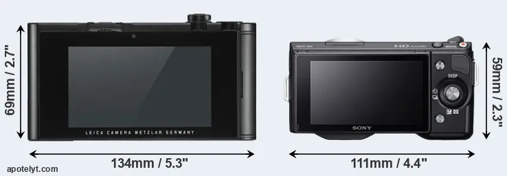 Comparison TL2 or NEX-5N rear