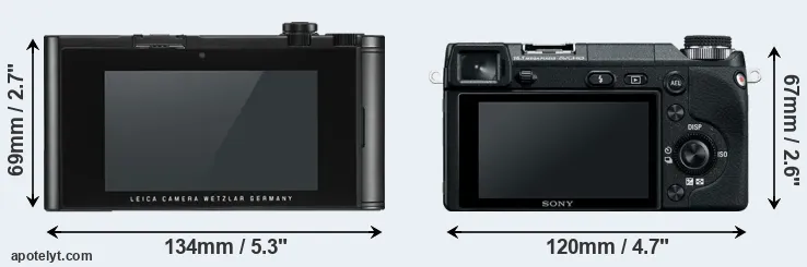 Comparison TL2 or NEX-6 rear