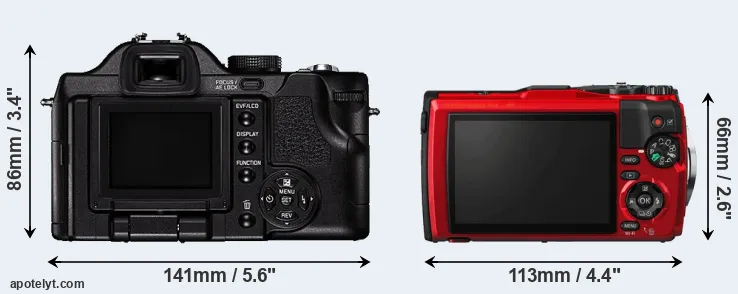Comparison V-LUX 1 or TG-5 rear