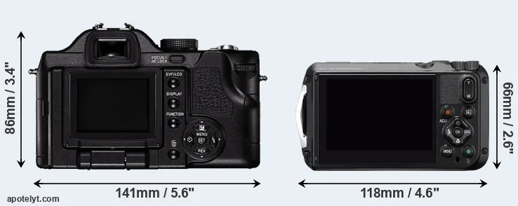 Comparison V-LUX 1 or WG-6 rear