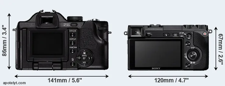 Comparison V-LUX 1 or NEX-7 rear