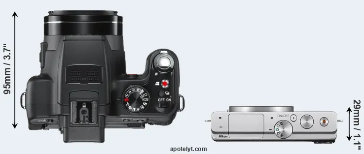 Compare V-LUX 2 versus J4 top