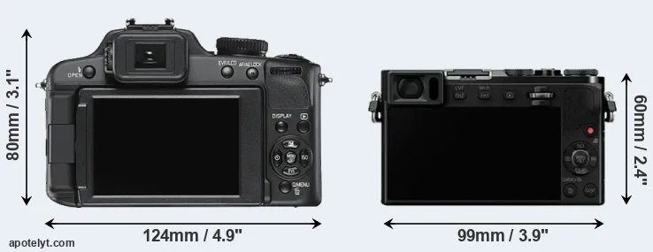 Comparison V-LUX 2 or GM5 rear