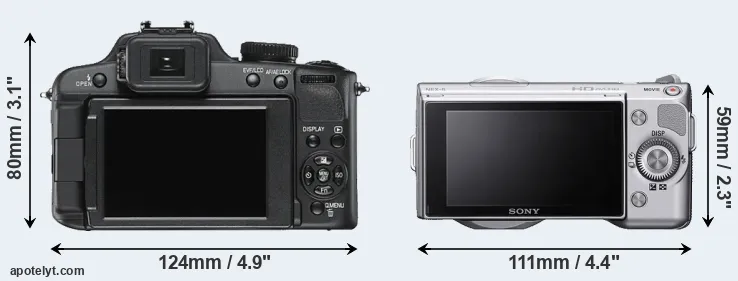 Comparison V-LUX 2 or NEX-5 rear