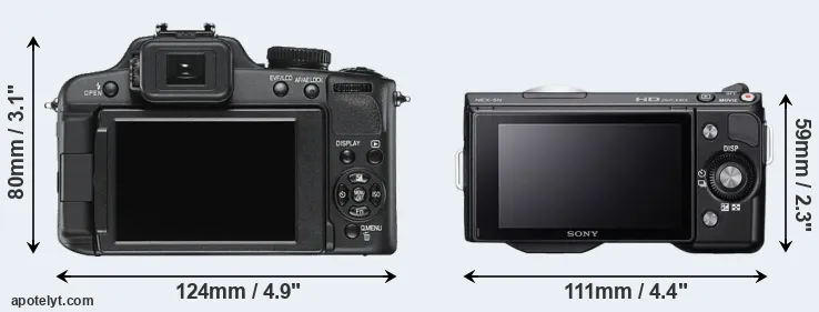 Comparison V-LUX 2 or NEX-5N rear