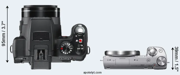 Compare V-LUX 2 versus NEX-5T top