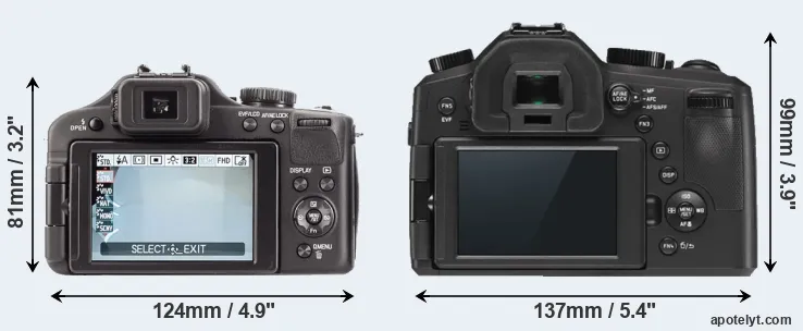 Comparison V-LUX 3 or V-LUX Typ 114 rear