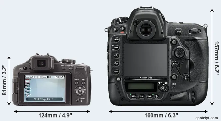 Comparison V-LUX 3 or D4S rear