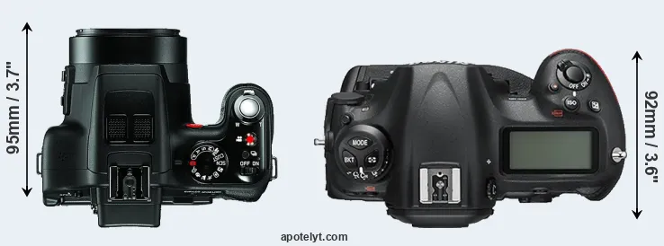 Compare V-LUX 3 versus D5 top
