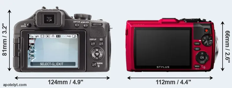 Comparison V-LUX 3 or TG-4 rear