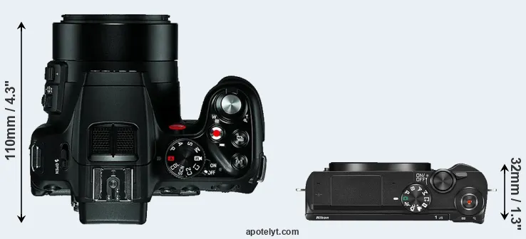 Compare V-LUX 4 versus J5 top