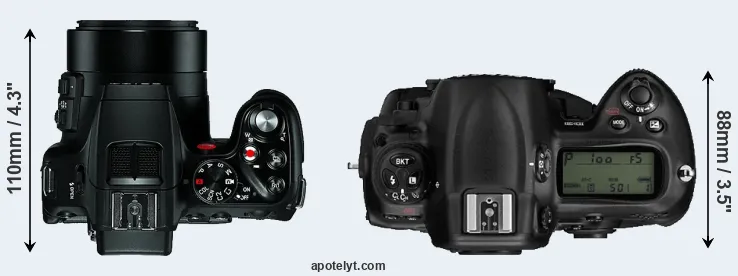 Compare V-LUX 4 versus D3 top