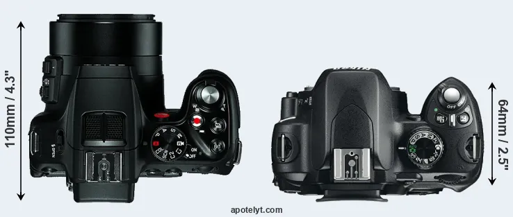 Compare V-LUX 4 versus D60 top