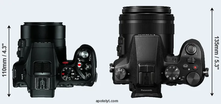 Compare V-LUX 4 versus FZ2500 top