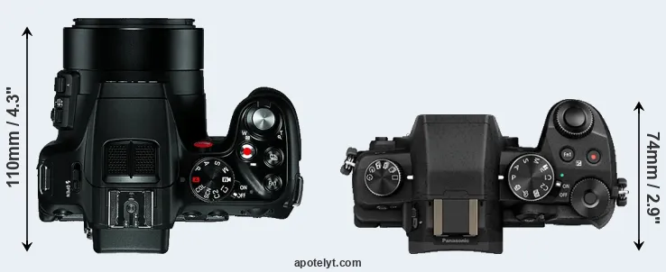 Compare V-LUX 4 versus G80 top