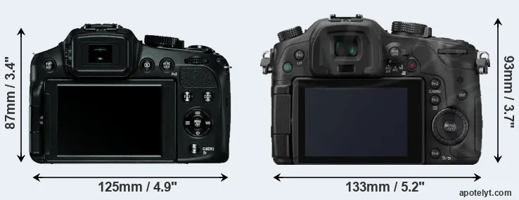Comparison V-LUX 4 or GH3 rear